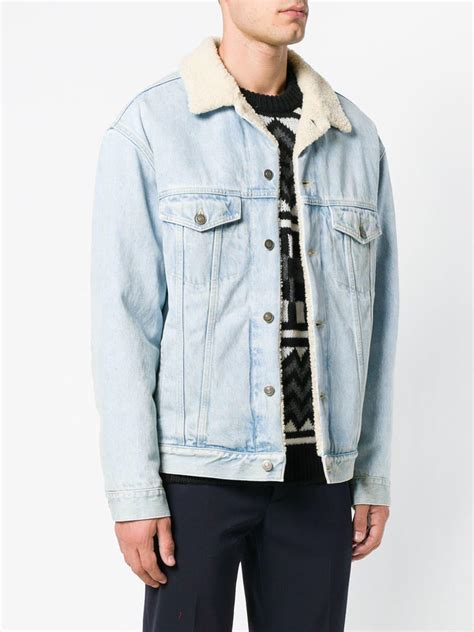 gucci paramount denim jacket|Gucci denim jacket price.